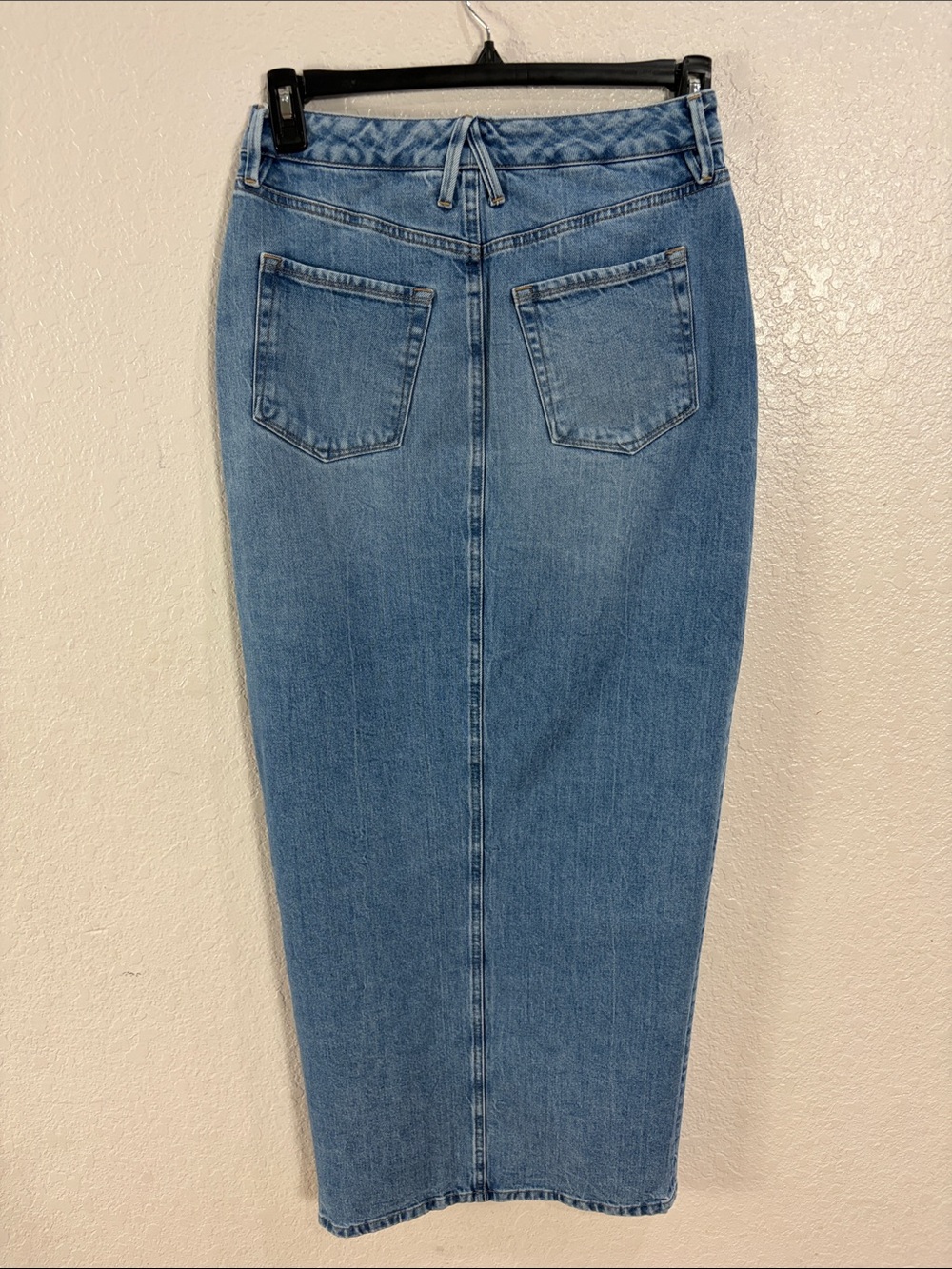 Good American ,Front Maxi,Size 8/29, High-Waist Blue Denim Pencil Skirt Jeans - Picture 7 of 17